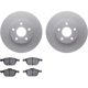 Purchase Top-Quality DYNAMIC FRICTION COMPANY - 4502-99038 - Front Disc Brake Kit pa1