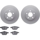 Purchase Top-Quality DYNAMIC FRICTION COMPANY - 4502-99039 - Front Disc Brake Kit pa1