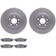 Purchase Top-Quality DYNAMIC FRICTION COMPANY - 4502-99076 - Front Disc Brake Kit pa1