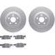 Purchase Top-Quality DYNAMIC FRICTION COMPANY - 4502-99077 - Front Disc Brake Kit pa1