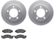 Purchase Top-Quality DYNAMIC FRICTION COMPANY - 4502-99081 - Front Disc Brake Kit pa1