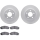 Purchase Top-Quality DYNAMIC FRICTION COMPANY - 4502-99123 - Front Disc Brake Kit pa1