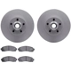 Purchase Top-Quality DYNAMIC FRICTION COMPANY - 4502-99124 - Front Disc Brake Kit pa1