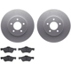 Purchase Top-Quality DYNAMIC FRICTION COMPANY - 4502-99151 - Front Disc Brake Kit pa1
