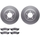 Purchase Top-Quality DYNAMIC FRICTION COMPANY - 4502-99168 - Front Disc Brake Kit pa1
