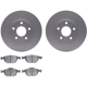 Purchase Top-Quality DYNAMIC FRICTION COMPANY - 4502-99184 - Front Disc Brake Kit pa1
