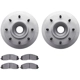 Purchase Top-Quality DYNAMIC FRICTION COMPANY - 4502-99194 - Front Disc Brake Kit pa1
