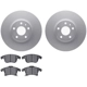 Purchase Top-Quality DYNAMIC FRICTION COMPANY - 4502-99206 - Front Disc Brake Kit pa1