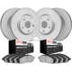 Purchase Top-Quality DYNAMIC FRICTION COMPANY - 4504-11014 - Front Disc Brake Kit pa1