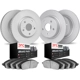 Purchase Top-Quality DYNAMIC FRICTION COMPANY - 4504-40011 - Front & Rear Disc Brake Kit pa1