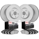 Purchase Top-Quality DYNAMIC FRICTION COMPANY - 4504-67035 - Front Disc Brake Kit pa1