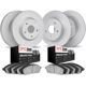 Purchase Top-Quality DYNAMIC FRICTION COMPANY - 4504-74016 - Front & Rear Disc Brake Kit pa1