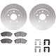 Purchase Top-Quality DYNAMIC FRICTION COMPANY - 4512-01012 - Front Disc Brake Kit pa2