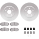 Purchase Top-Quality DYNAMIC FRICTION COMPANY - 4512-01021 - Front Disc Brake Kit pa2