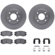 Purchase Top-Quality DYNAMIC FRICTION COMPANY - 4512-03088 - Front Disc Brake Kit pa1