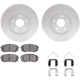 Purchase Top-Quality DYNAMIC FRICTION COMPANY - 4512-03093 - Front Disc Brake Kit pa5