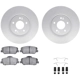 Purchase Top-Quality DYNAMIC FRICTION COMPANY - 4512-03094 - Front Disc Brake Kit pa1