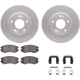Purchase Top-Quality DYNAMIC FRICTION COMPANY - 4512-03102 - Front Disc Brake Kit pa2