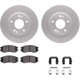 Purchase Top-Quality DYNAMIC FRICTION COMPANY - 4512-03103 - Front Disc Brake Kit pa5