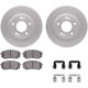 Purchase Top-Quality DYNAMIC FRICTION COMPANY - 4512-03104 - Front Disc Brake Kit pa5