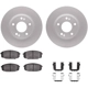 Purchase Top-Quality DYNAMIC FRICTION COMPANY - 4512-03105 - Front Disc Brake Kit pa5