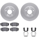 Purchase Top-Quality DYNAMIC FRICTION COMPANY - 4512-03106 - Front Disc Brake Kit pa1