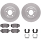 Purchase Top-Quality DYNAMIC FRICTION COMPANY - 4512-03106 - Front Disc Brake Kit pa2