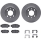 Purchase Top-Quality DYNAMIC FRICTION COMPANY - 4512-03109 - Front Disc Brake Kit pa1