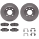 Purchase Top-Quality DYNAMIC FRICTION COMPANY - 4512-03109 - Front Disc Brake Kit pa5