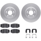 Purchase Top-Quality DYNAMIC FRICTION COMPANY - 4512-03114 - Front Disc Brake Kit pa1