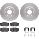 Purchase Top-Quality DYNAMIC FRICTION COMPANY - 4512-03114 - Front Disc Brake Kit pa3