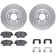 Purchase Top-Quality DYNAMIC FRICTION COMPANY - 4512-03118 - Front Disc Brake Kit pa1