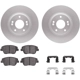 Purchase Top-Quality DYNAMIC FRICTION COMPANY - 4512-03118 - Front Disc Brake Kit pa5