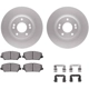 Purchase Top-Quality DYNAMIC FRICTION COMPANY - 4512-03120 - Brake Kit pa3