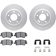 Purchase Top-Quality DYNAMIC FRICTION COMPANY - 4512-03151 - Front Disc Brake Kit pa1