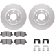 Purchase Top-Quality DYNAMIC FRICTION COMPANY - 4512-03151 - Front Disc Brake Kit pa4