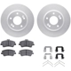 Purchase Top-Quality DYNAMIC FRICTION COMPANY - 4512-03154 - Front Disc Brake Kit pa1