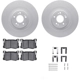 Purchase Top-Quality DYNAMIC FRICTION COMPANY - 4512-03160 - Front Disc Brake Kit pa1