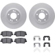 Purchase Top-Quality DYNAMIC FRICTION COMPANY - 4512-03175 - Front Disc Brake Kit pa1