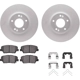 Purchase Top-Quality DYNAMIC FRICTION COMPANY - 4512-03175 - Front Disc Brake Kit pa5