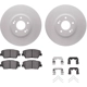 Purchase Top-Quality DYNAMIC FRICTION COMPANY - 4512-03178 - Front Disc Brake Kit pa3