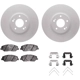 Purchase Top-Quality DYNAMIC FRICTION COMPANY - 4512-03179 - Front Disc Brake Kit pa4
