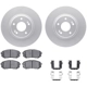 Purchase Top-Quality DYNAMIC FRICTION COMPANY - 4512-03181 - Front Disc Brake Kit pa1