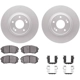 Purchase Top-Quality DYNAMIC FRICTION COMPANY - 4512-03181 - Front Disc Brake Kit pa2