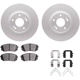 Purchase Top-Quality DYNAMIC FRICTION COMPANY - 4512-03182 - Front Disc Brake Kit pa2