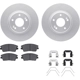Purchase Top-Quality DYNAMIC FRICTION COMPANY - 4512-03183 - Front Disc Brake Kit pa1