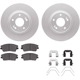Purchase Top-Quality DYNAMIC FRICTION COMPANY - 4512-03183 - Front Disc Brake Kit pa2