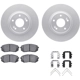 Purchase Top-Quality DYNAMIC FRICTION COMPANY - 4512-03184 - Front Disc Brake Kit pa1
