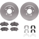 Purchase Top-Quality DYNAMIC FRICTION COMPANY - 4512-03185 - Brake Kit pa2