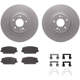 Purchase Top-Quality DYNAMIC FRICTION COMPANY - 4512-03197 - Front Disc Brake Kit pa2